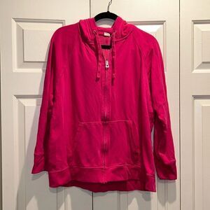 Gap Pink Zip Up Sweatshirt, Size Large